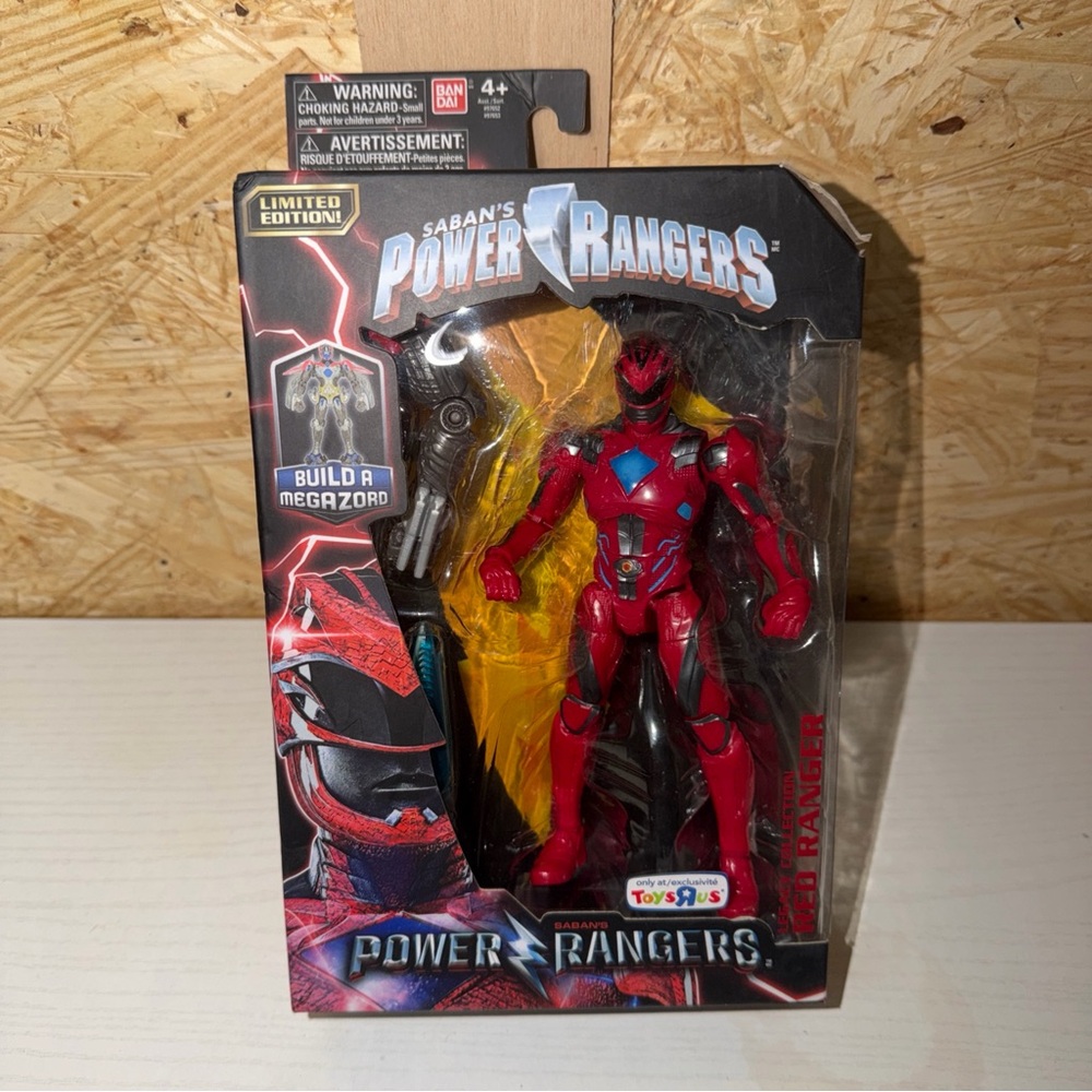 Power Rangers Red Ranger Action Figure by Bandai - Red